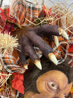 Halloween Werewolf Wreath