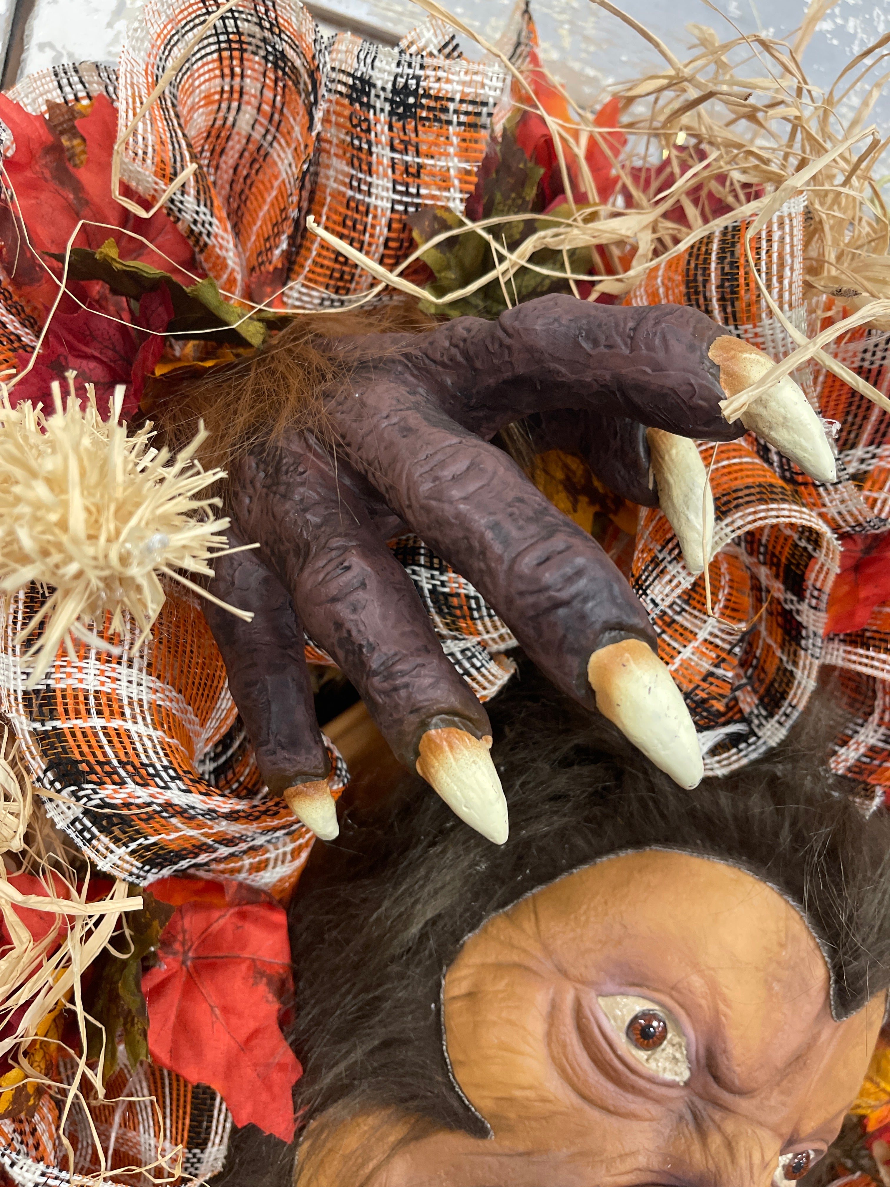 Halloween Werewolf Wreath