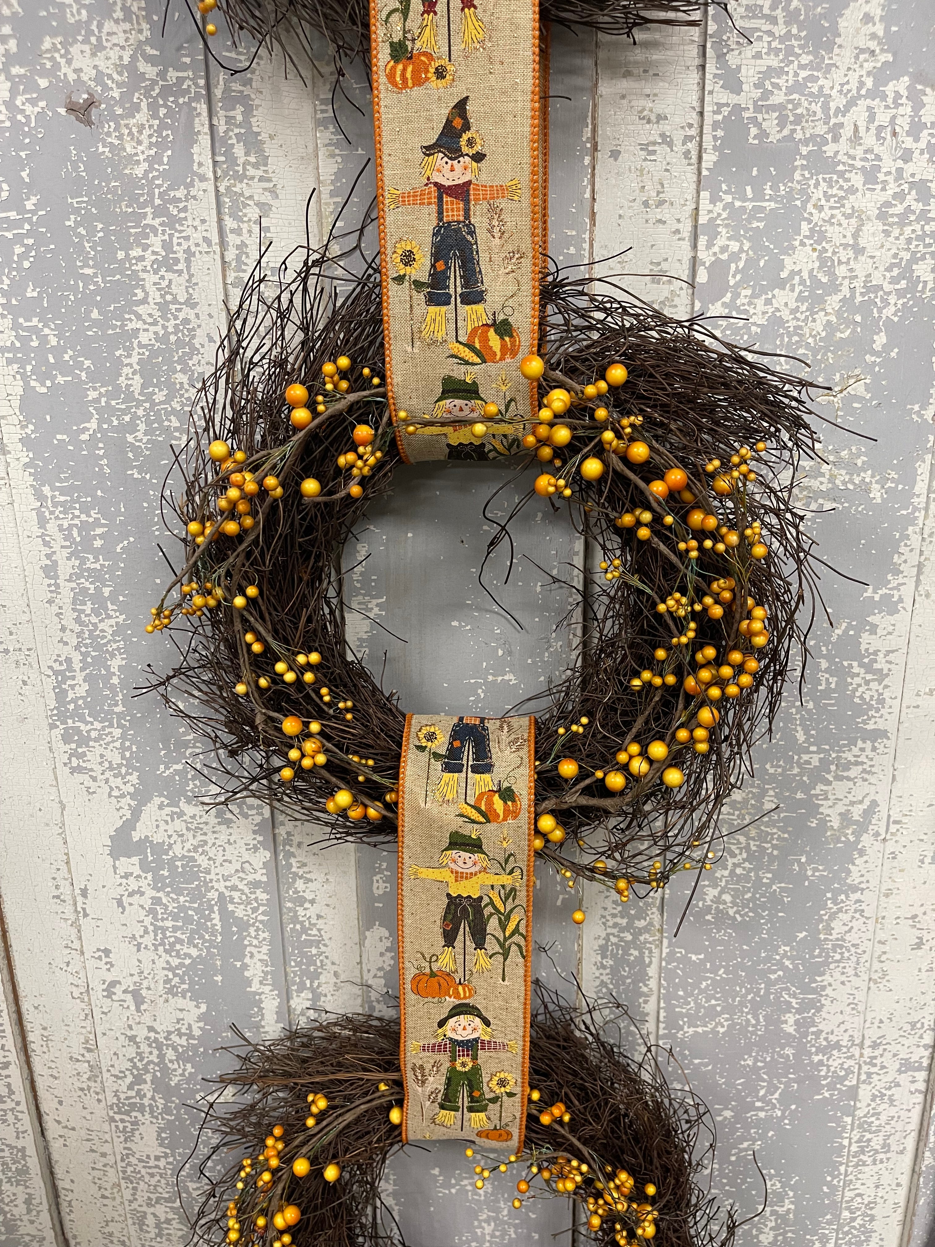 Scarecrow Tri Wreath