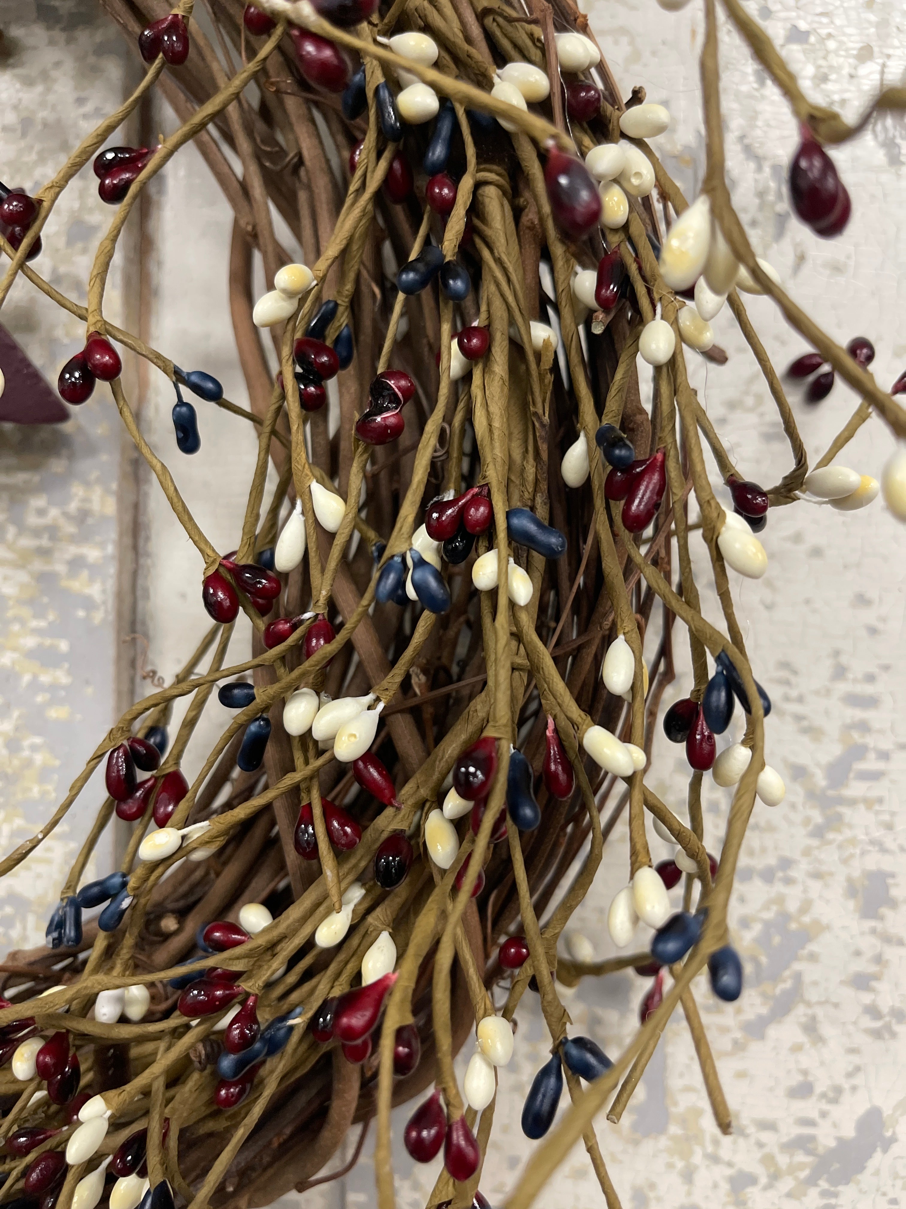 Patriotic Pip Berry Wreath