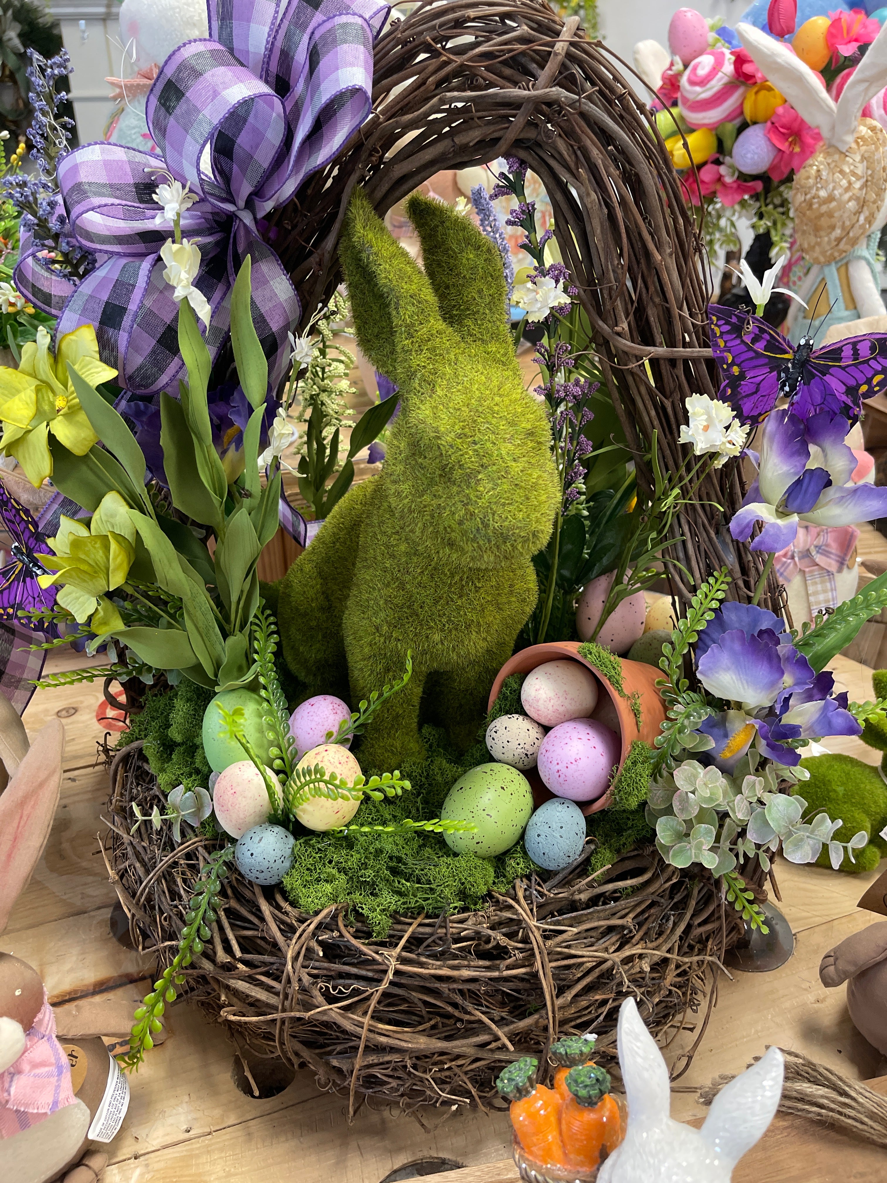 Grapevine Bunny Basket