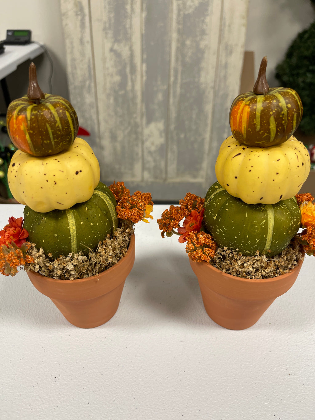 Little Pumpkin Stack Topiary