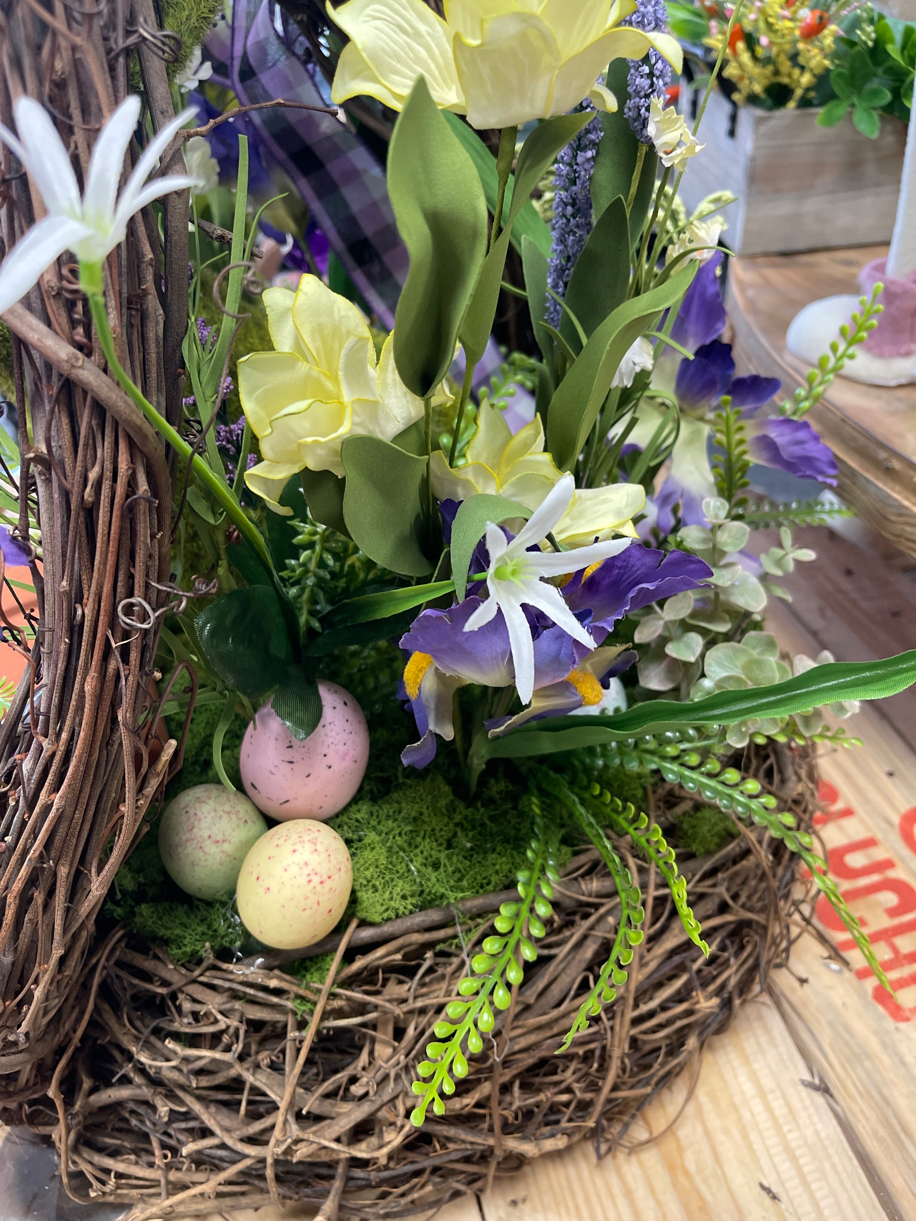 Grapevine Bunny Basket