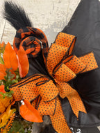 Hot Mess Witch Hat Grapevine Wreath