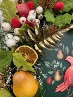 Partridge in Pear Tree Christmas Wreath