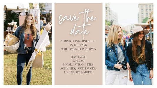 *VENDOR EVENT* Spring Fling Sip & Shop - May 4th, 2024 - Rec Park, Lewistown, PA