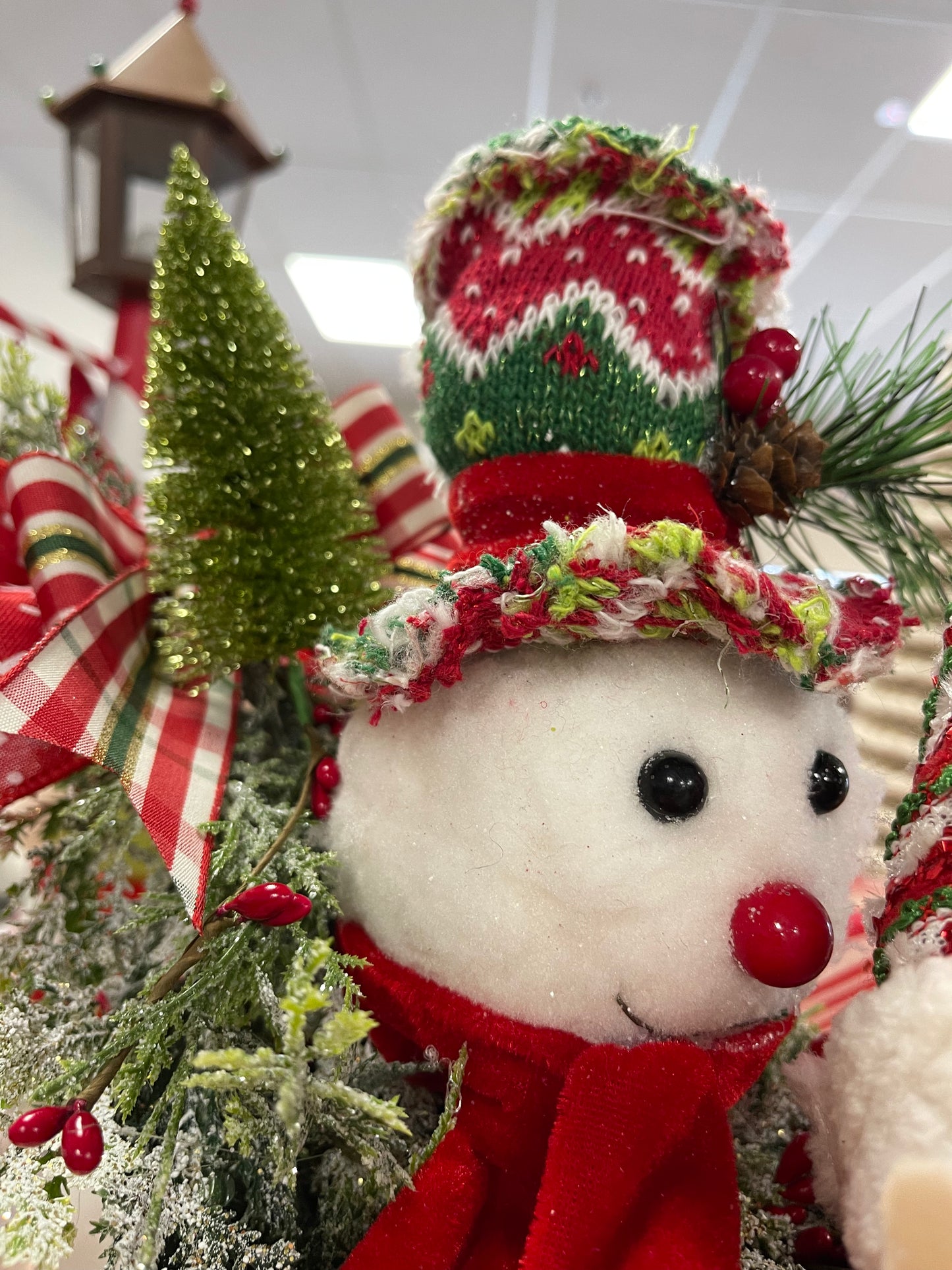 Elf & Snowman Sleigh Centerpiece