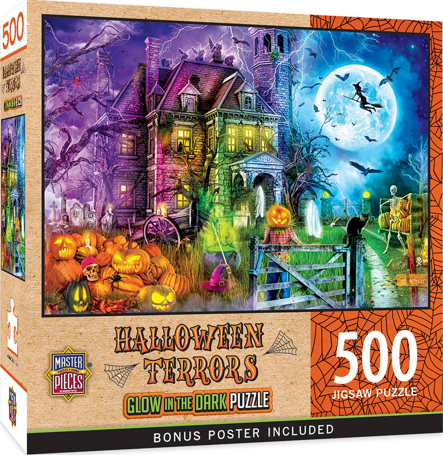 Glow in the Dark - Halloween Terrors 500 Piece Puzzle