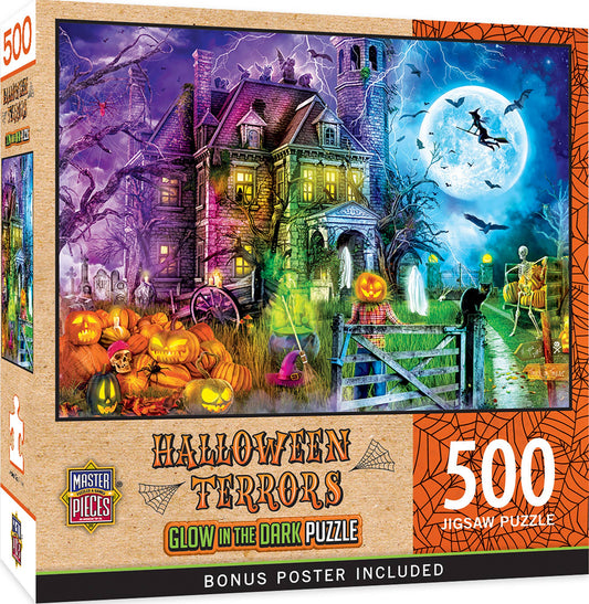 Glow in the Dark - Halloween Terrors 500 Piece Puzzle