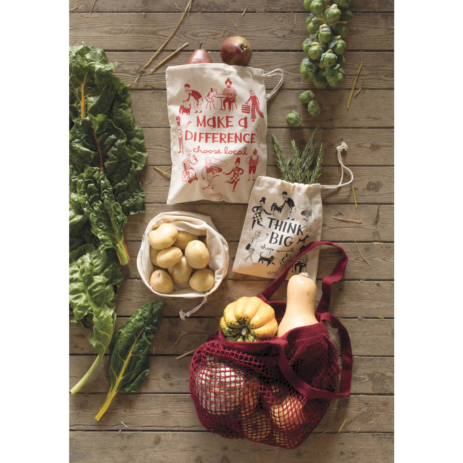 Shop Local Reusable Produce Bags