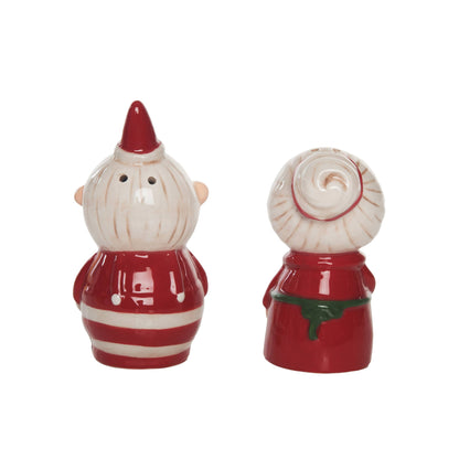 Santa and Mrs Claus Salt and Pepper Shaker Set