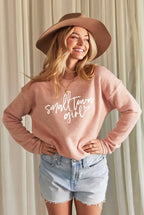 Small Town Girl Graphic Sweatshirt