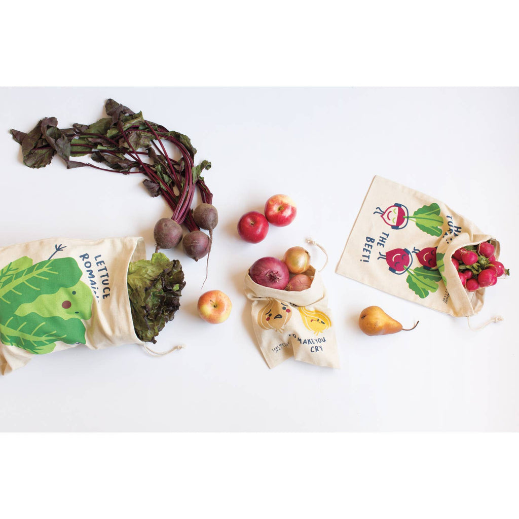 Funny Food Reusable Produce Bags