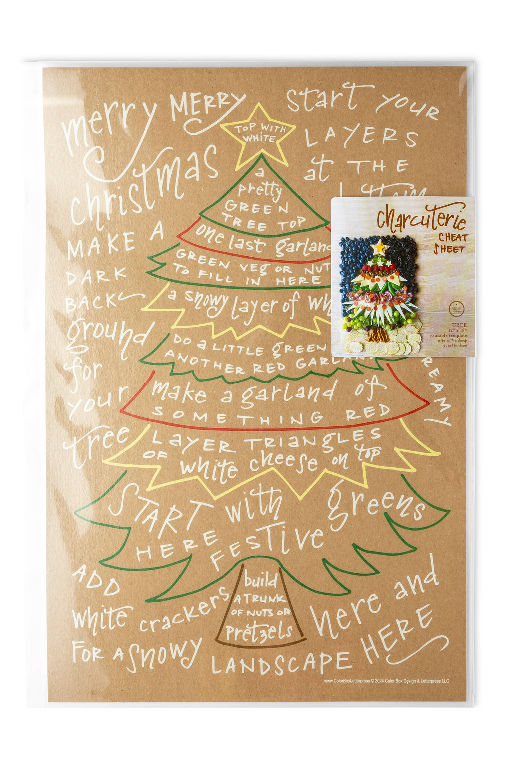 Charcuterie Cheat Sheet - Christmas Tree