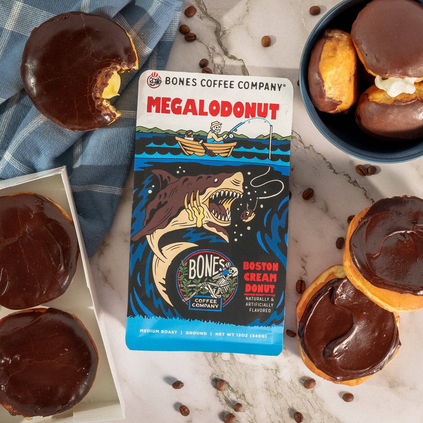 Megalodonut Flavored Coffee | 12oz Ground