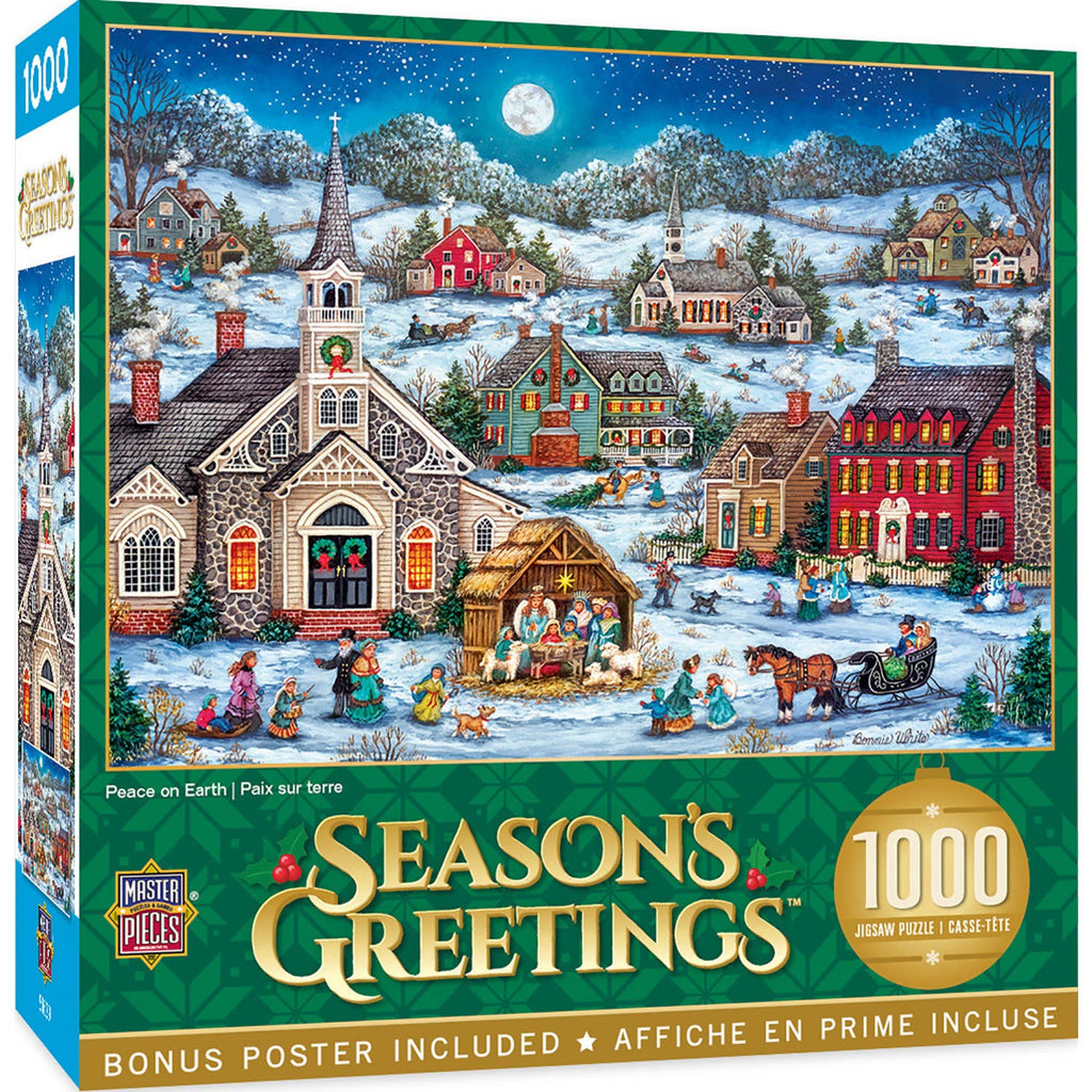Season's Greetings - Peace on Earth 1000 Piece Puzzle