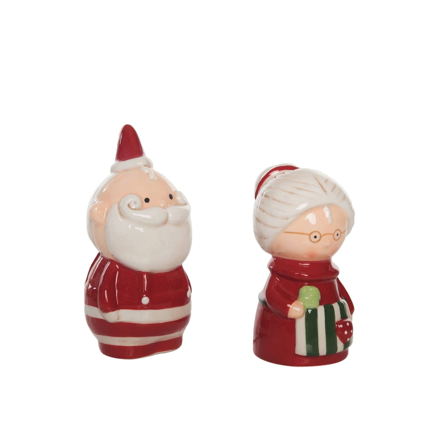 Santa and Mrs Claus Salt and Pepper Shaker Set