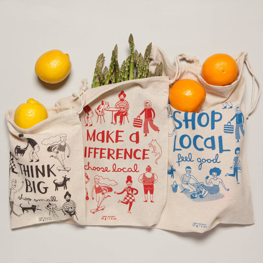 Shop Local Reusable Produce Bags