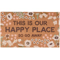 Our Happy Place So Go Away Rug