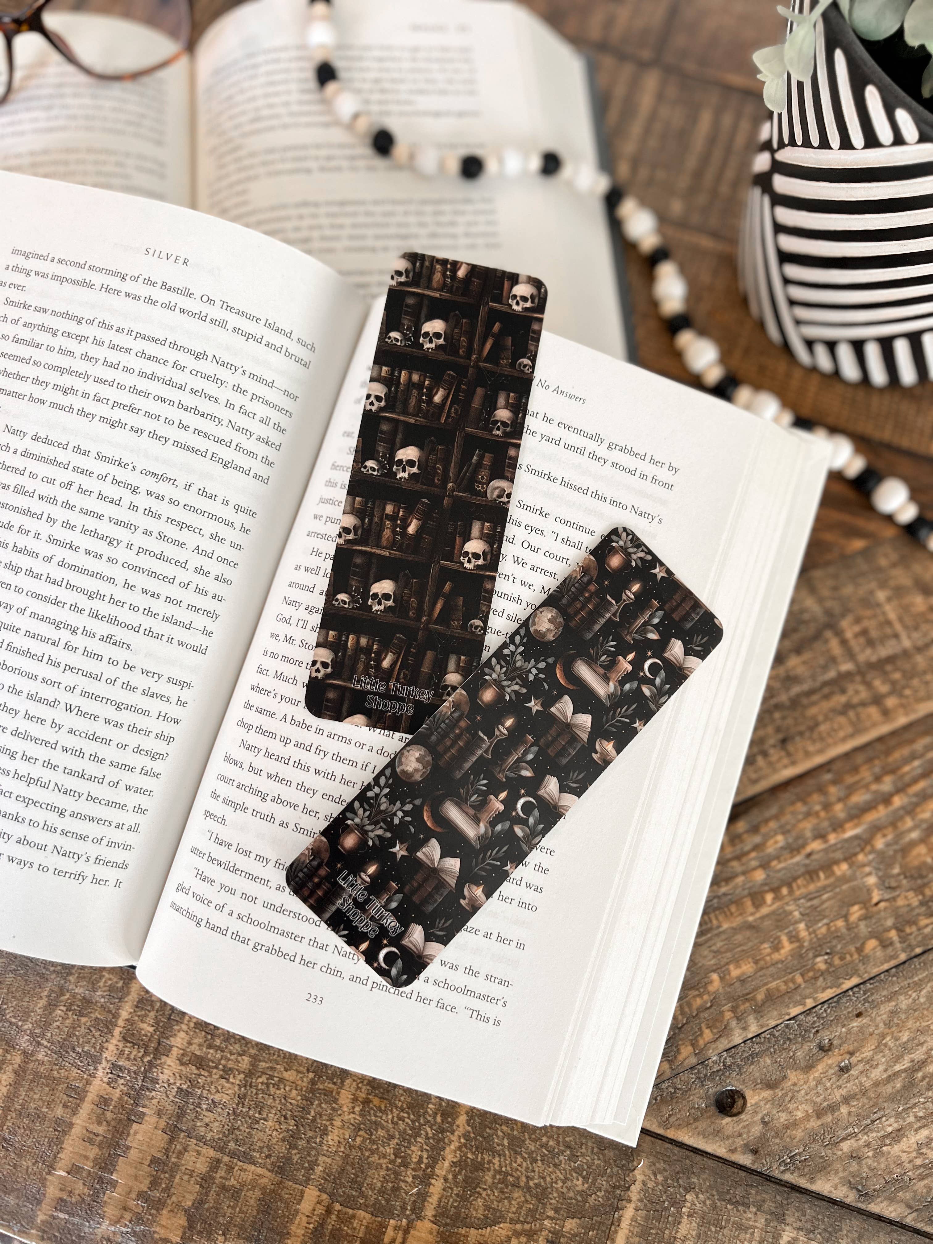 Dark Library Bookmark