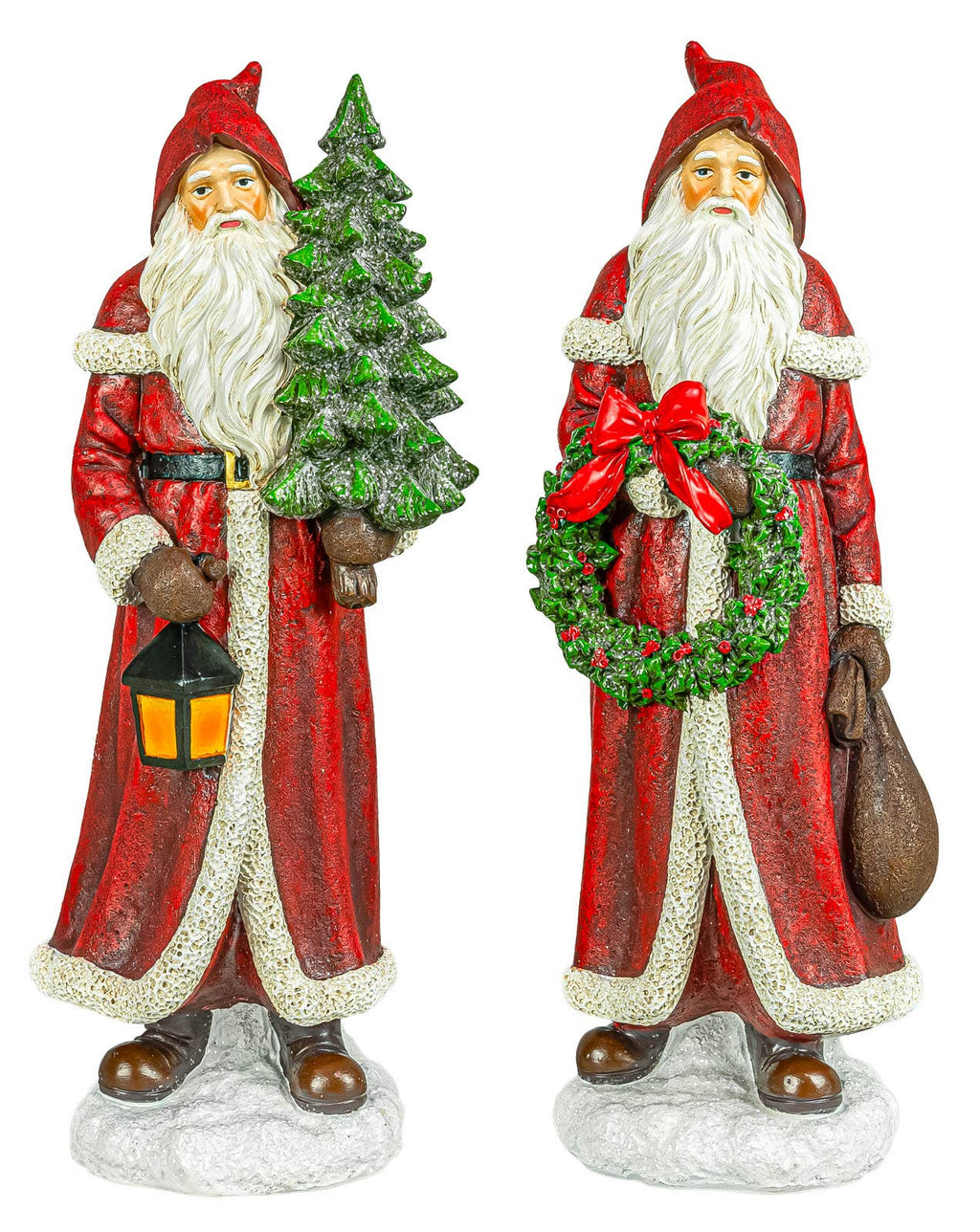 Hooded Father Christmas 12" Stander