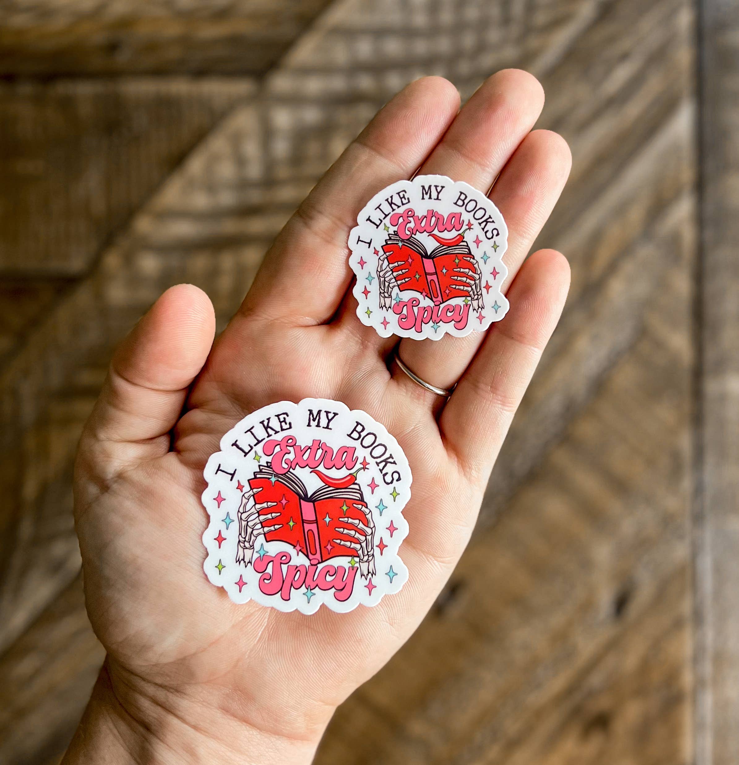 Extra Spicy Books Vinyl Sticker