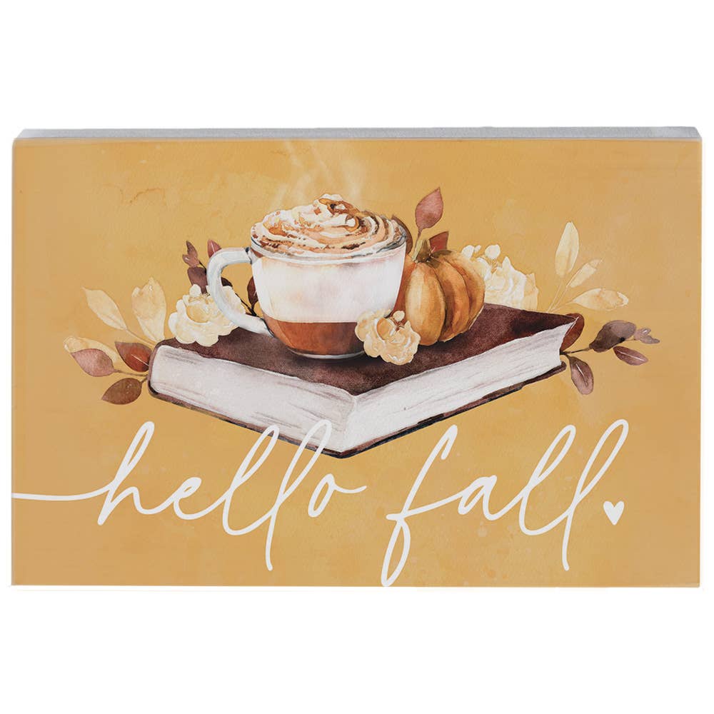 Hello Fall Coffee Book - Small Talk Rectangle