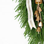 Vintage Gold Silo Bell with Jute Loop