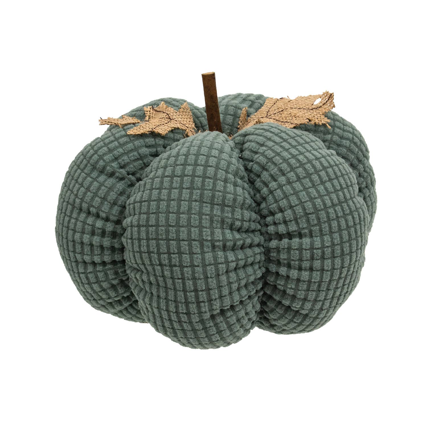 Teal Waffle Weave Pumpkin - Large