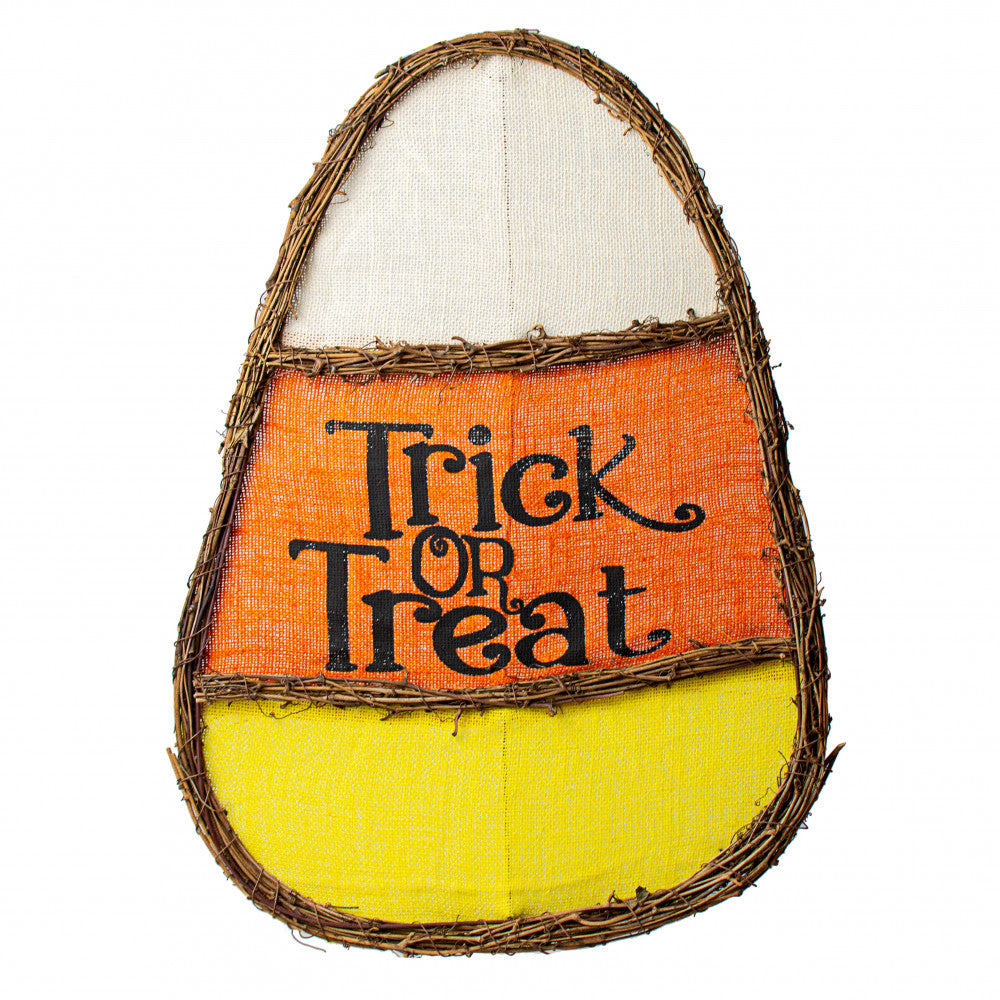 Grapevine Hanger - Candy Corn