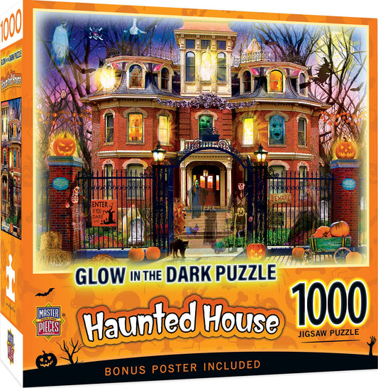 Glow in the Dark - Haunted House on the Hill 1000 pc Puzzle