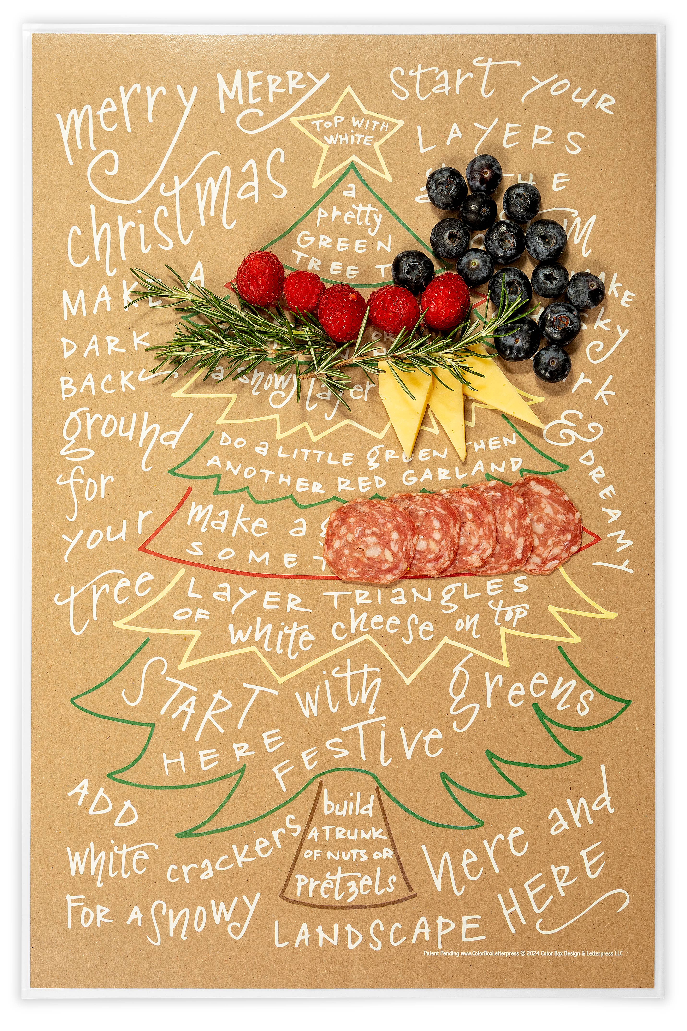 Charcuterie Cheat Sheet - Christmas Tree