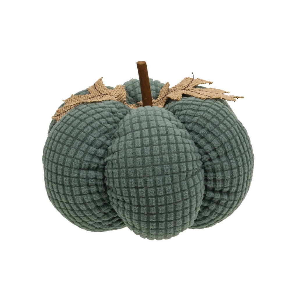 Teal Waffle Weave Pumpkin - Medium