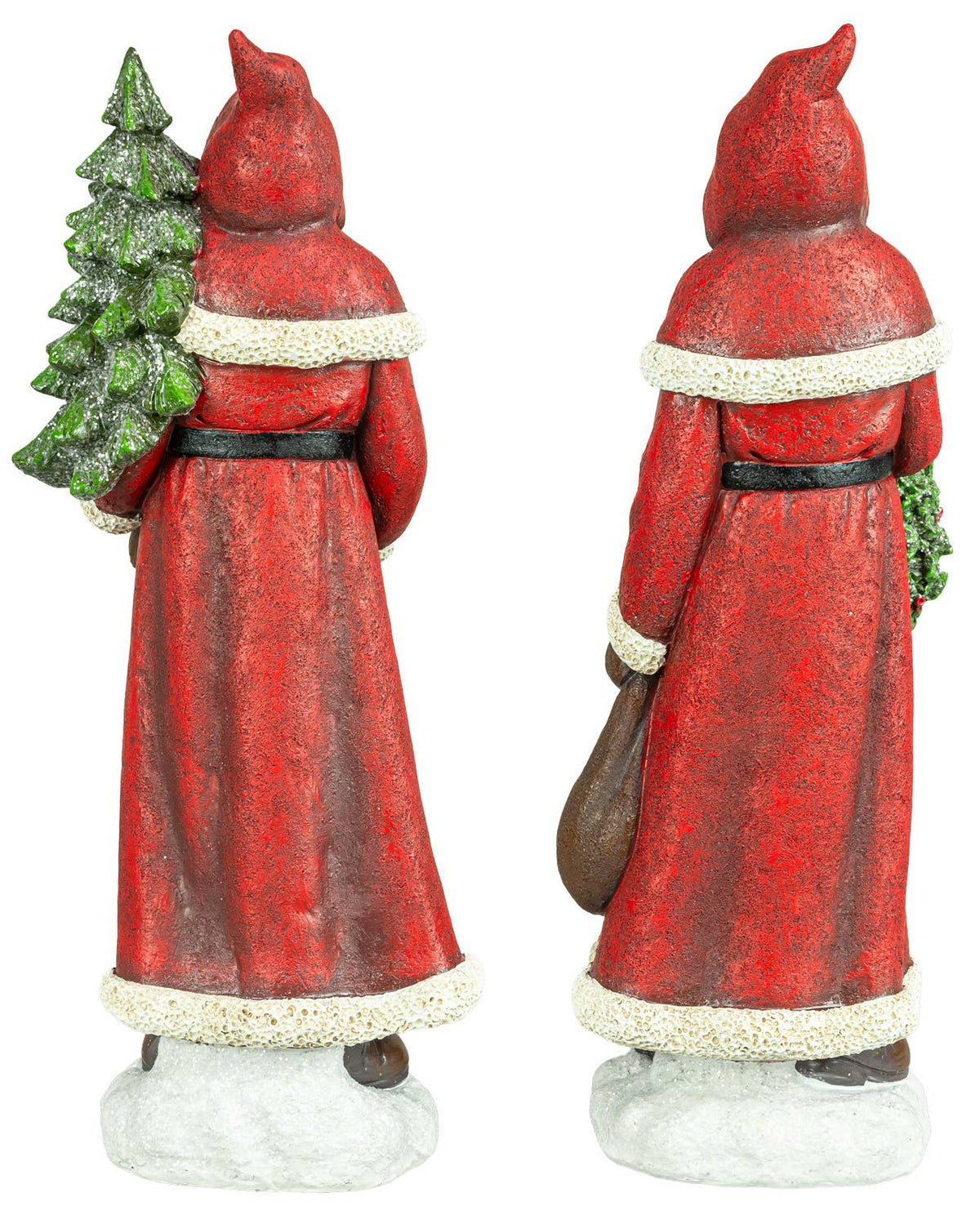 Hooded Father Christmas 12" Stander