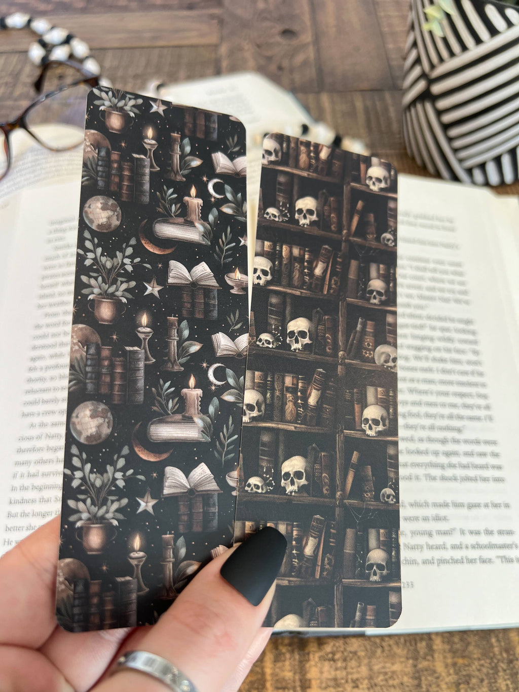 Dark Library Bookmark