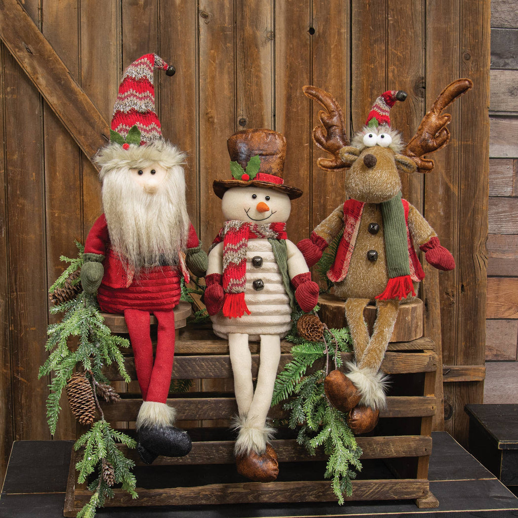 Dangle Leg Santa/Snowman/Reindeer Table Sitter