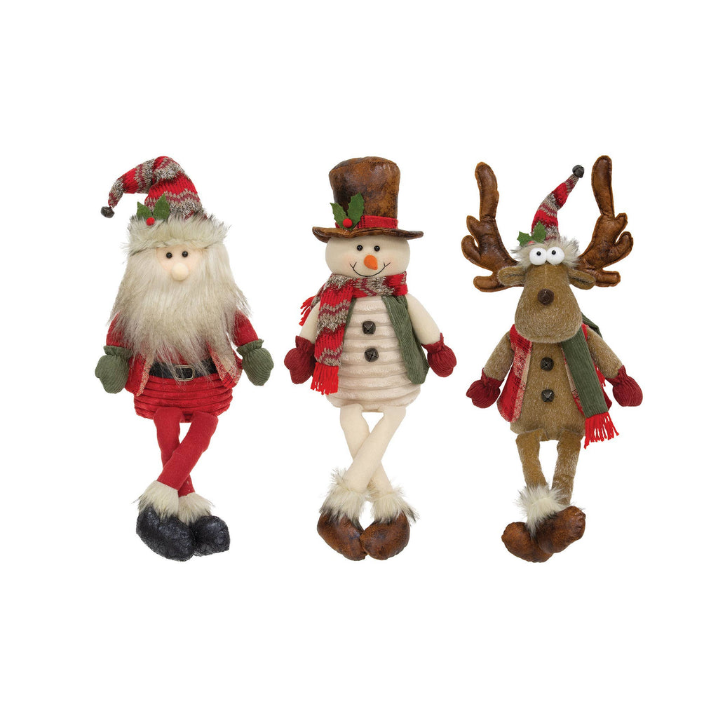 Dangle Leg Santa/Snowman/Reindeer Table Sitter