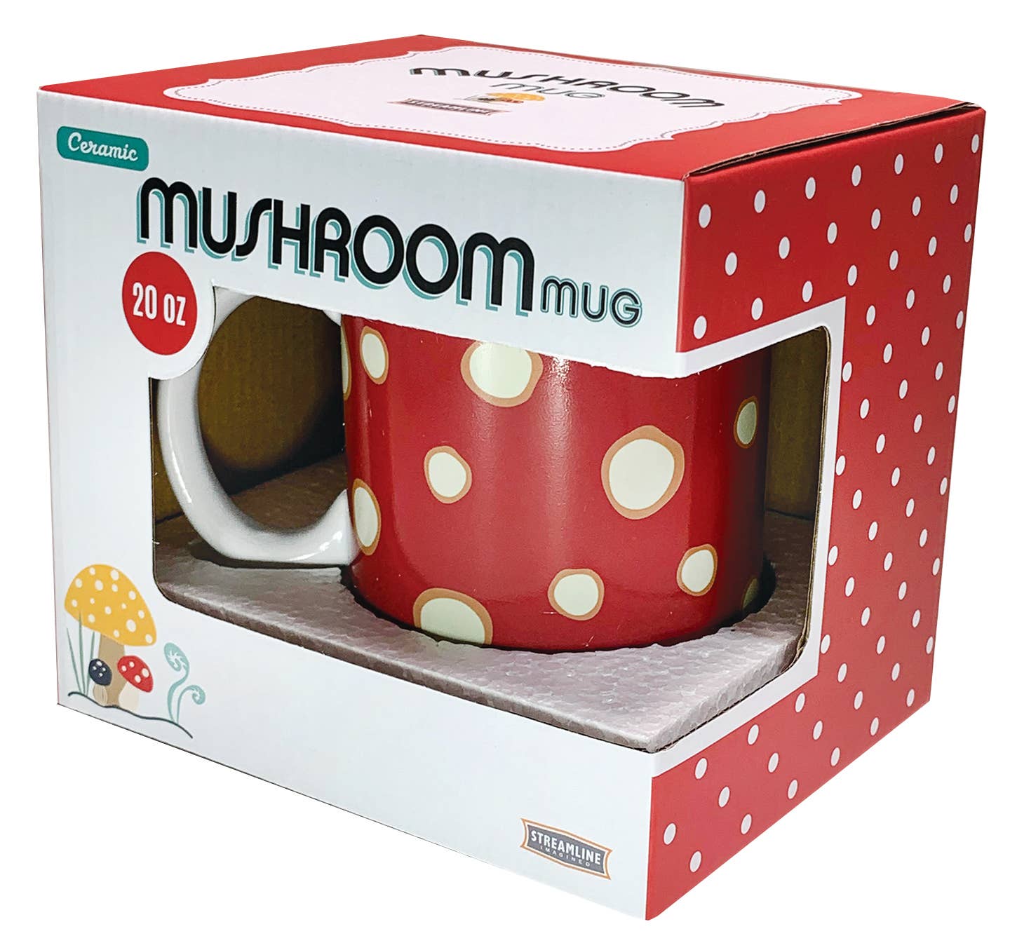 Mushroom Ceramic Coffee Mugs