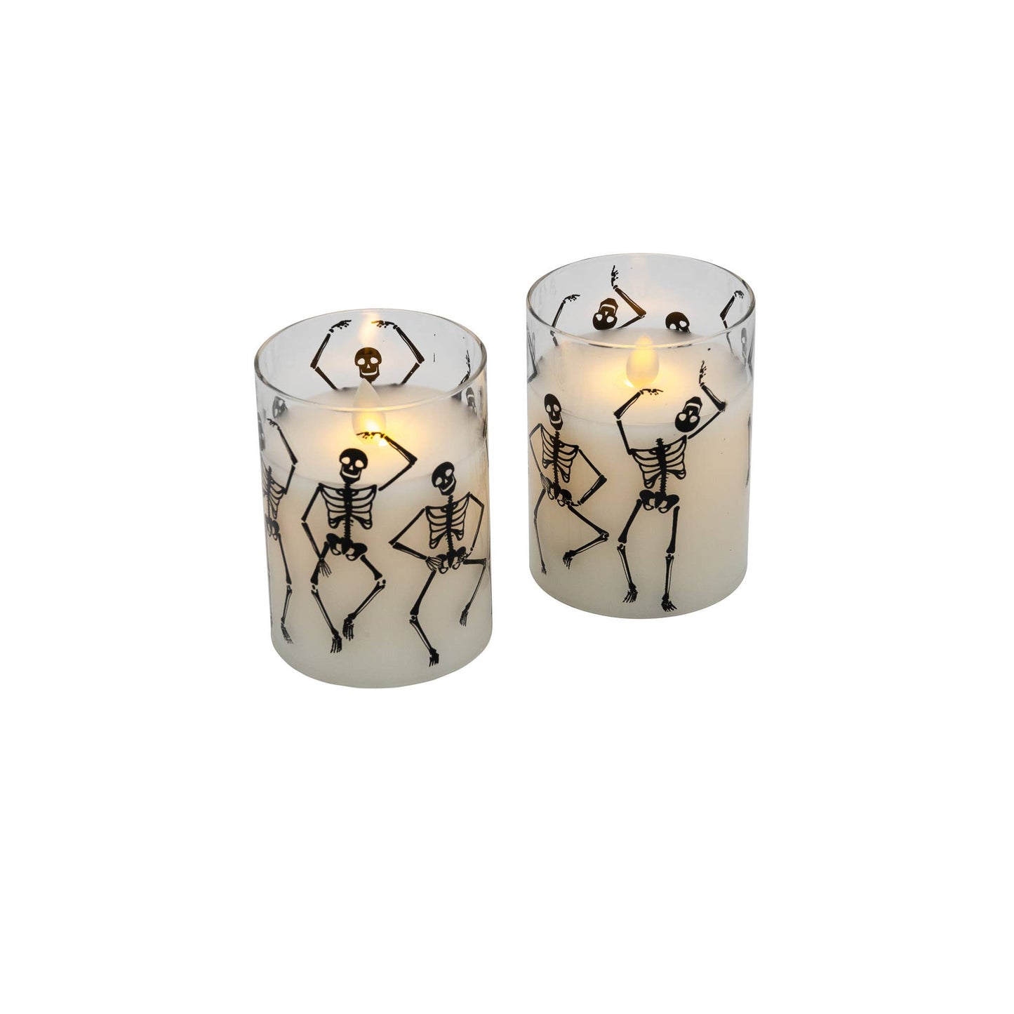 Graveyard Dance - Battery Operated LED Glass Candle