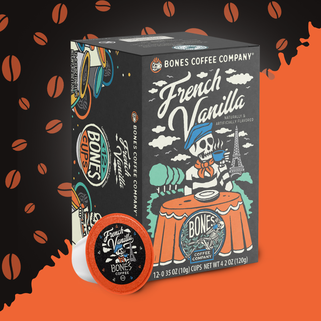 French Vanilla Coffee Pods | 12 Count Flavored Coffee