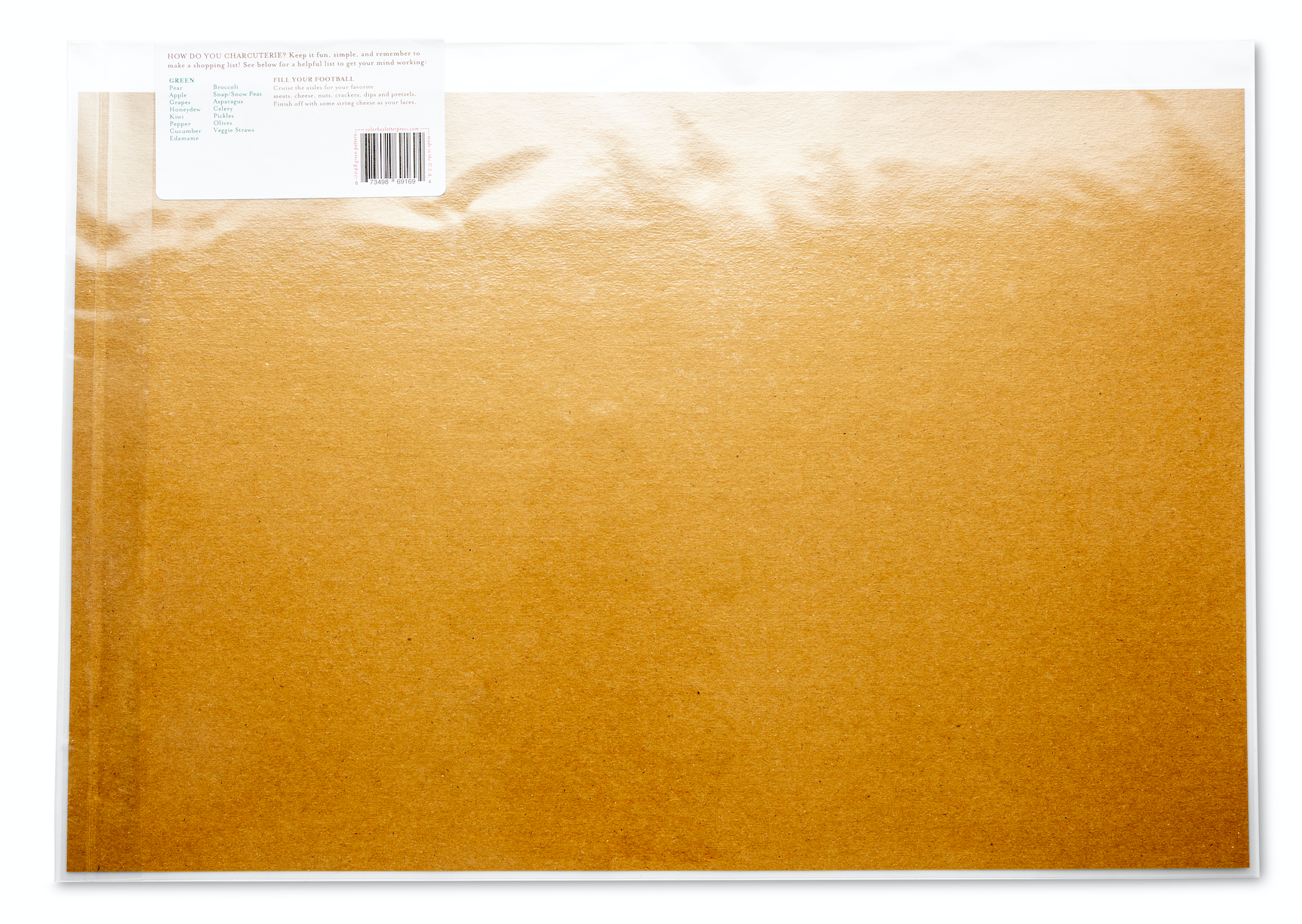 Charcuterie Cheat Sheet - Football