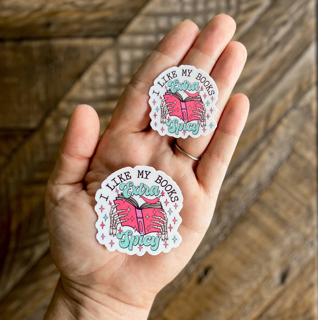Extra Spicy Books Vinyl Sticker