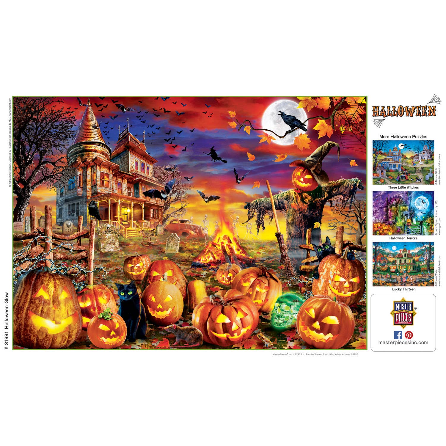 Glow in the Dark - All Hallow's Eve 500 Piece Puzzle