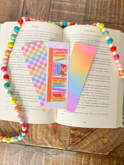 Book Trope Bookshelf Bookmark