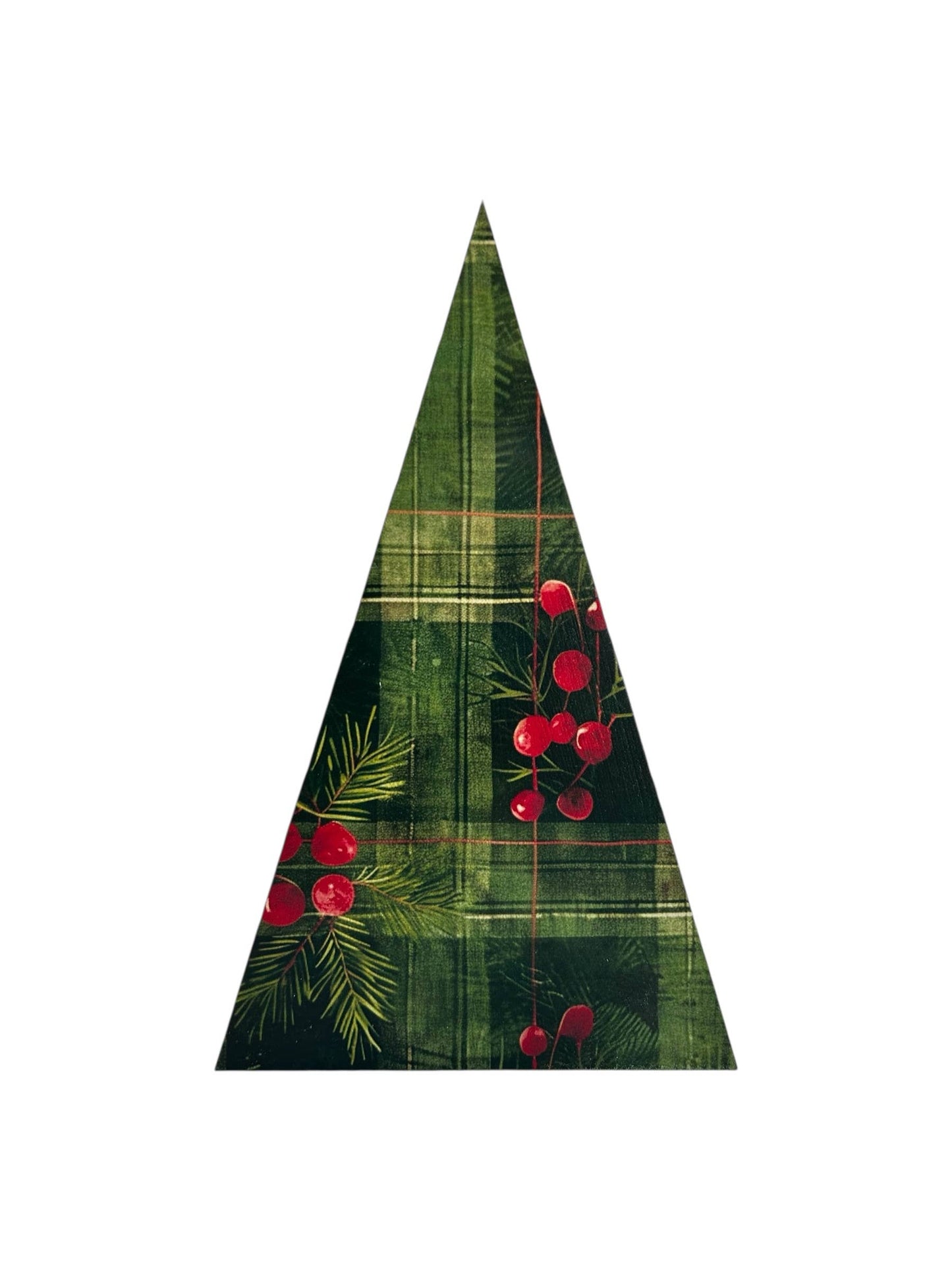 Farmhouse Wood Christmas Trees-Flannel Christmas