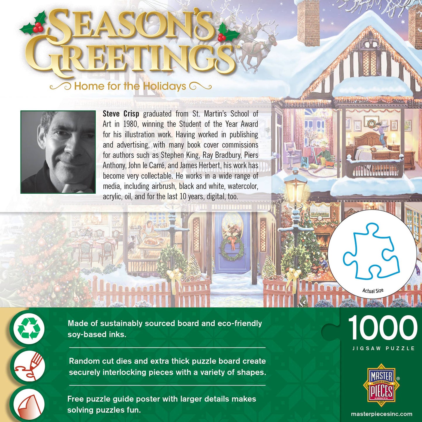 Season's Greetings - Home for the Holidays 1000 Piece Puzzle