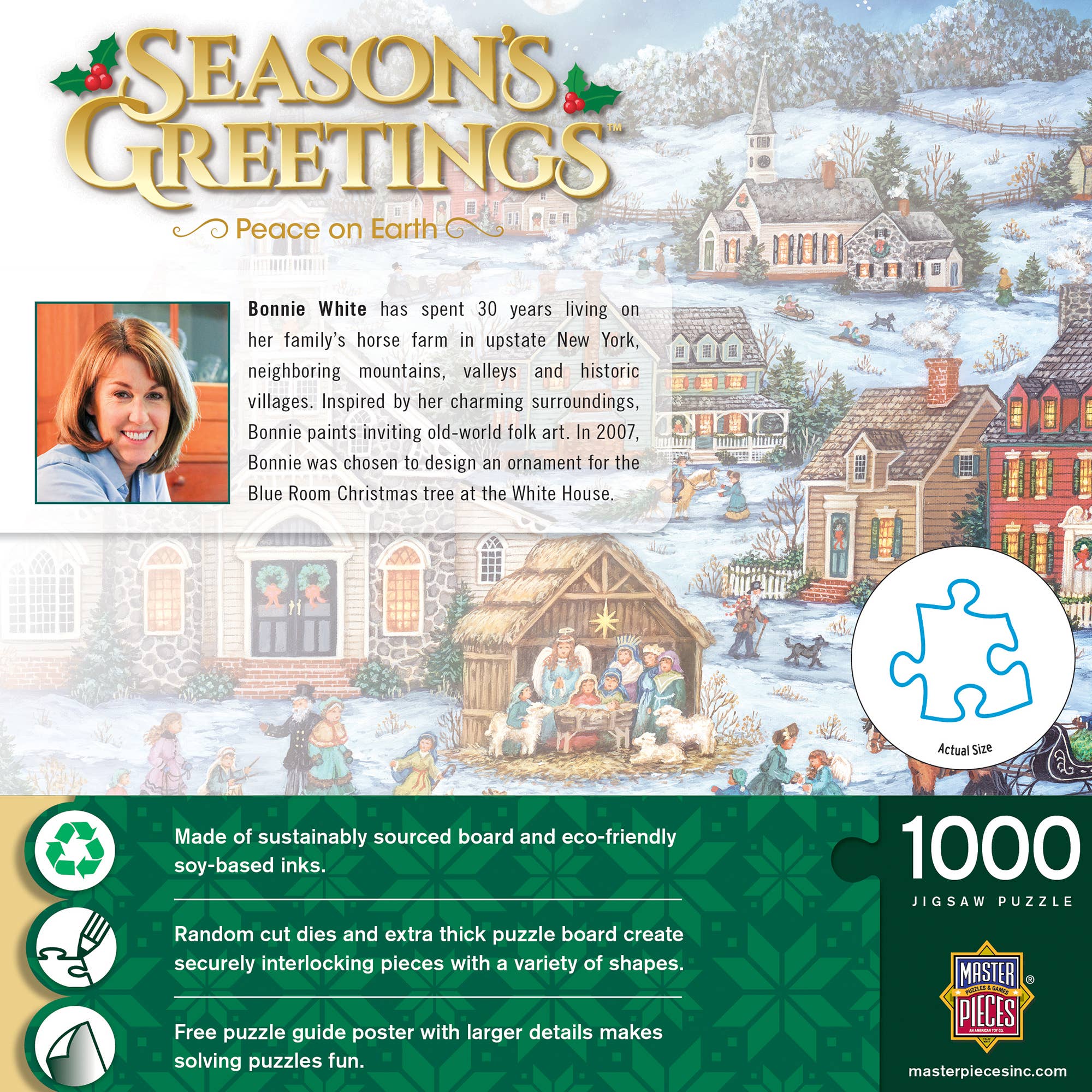 Season's Greetings - Peace on Earth 1000 Piece Puzzle