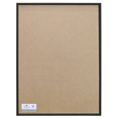 B&W Nativity Scene - Thin Frame Rectangle