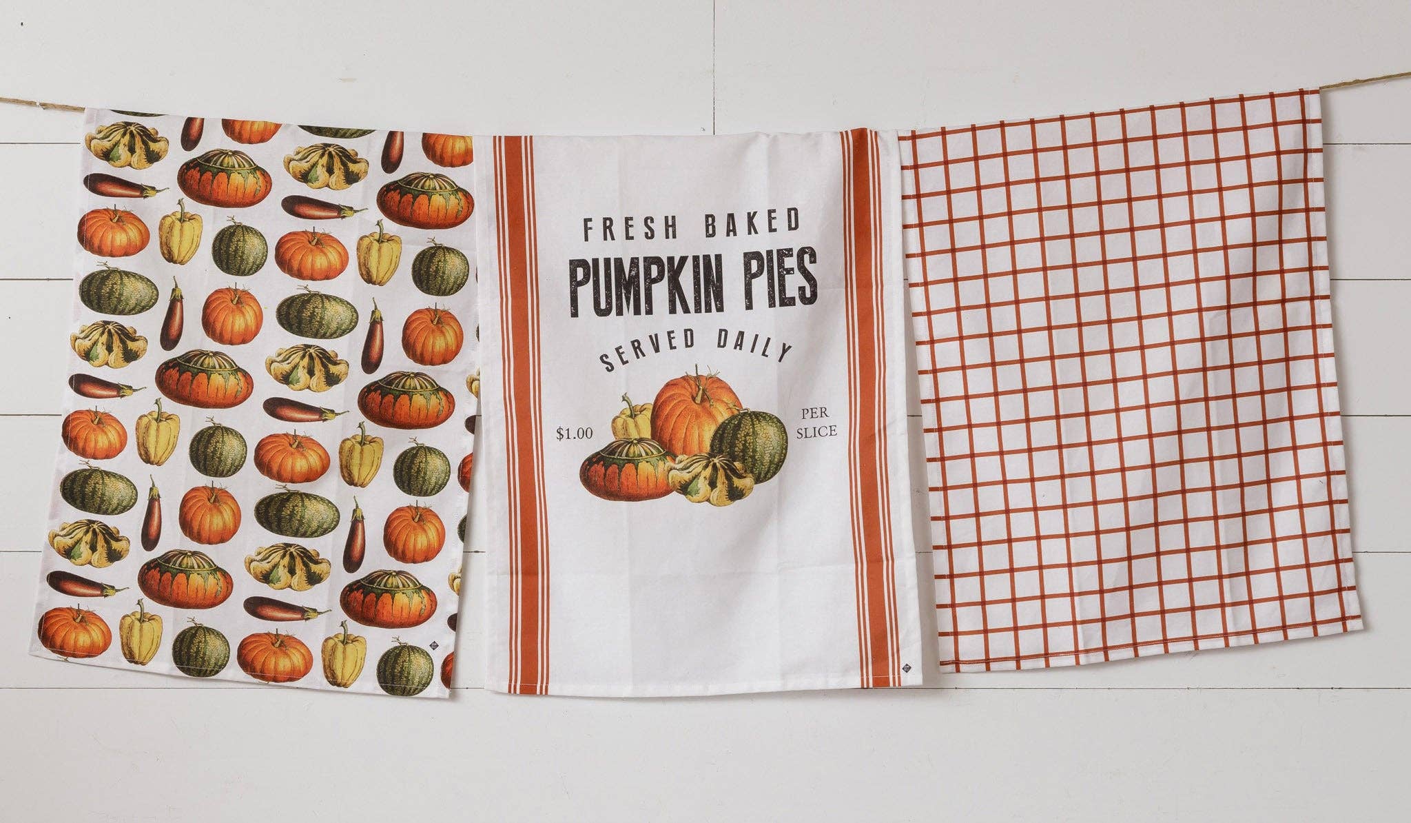 Pumpkin Pies - Tea Towels (Set of 3)