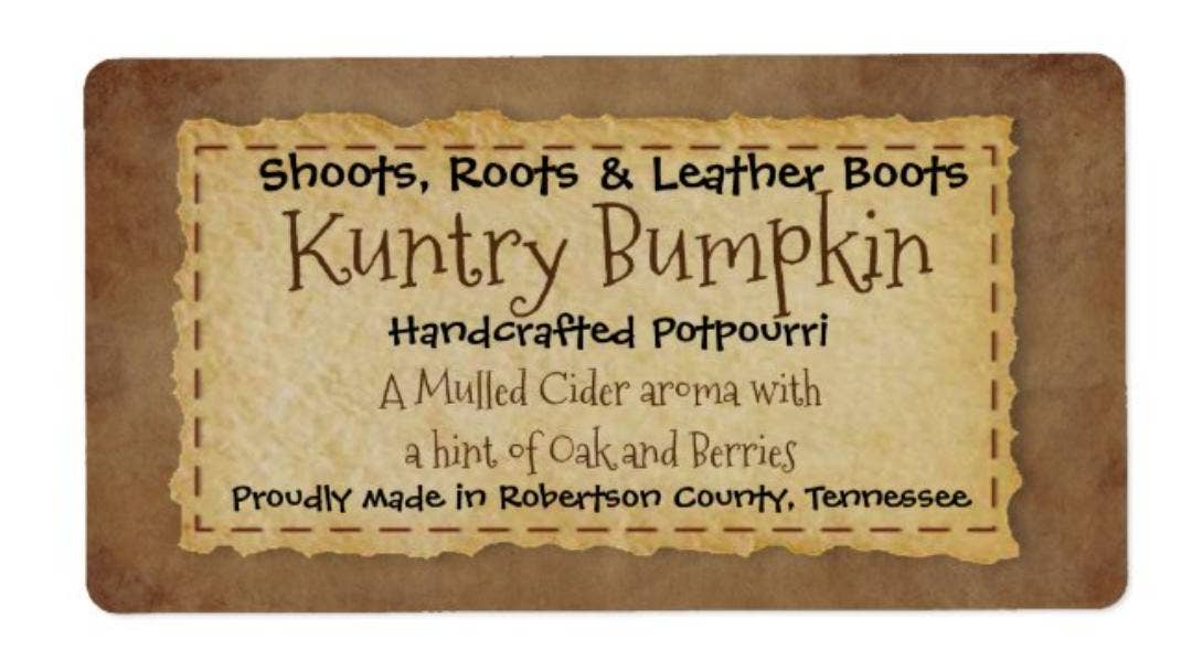 Kuntry Bumpkin Handcrafted Potpourri. 1 1/2qt